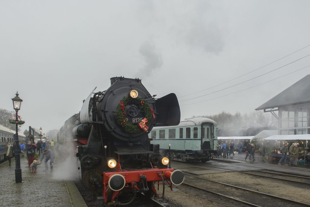 Sfeervolle Kerstmarkt mét Kerst-stoomtreinritten