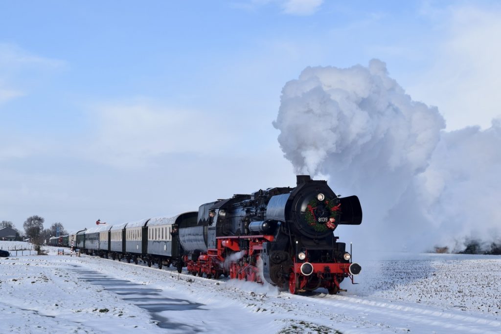 Winterse stoombeleving op de Veluwe