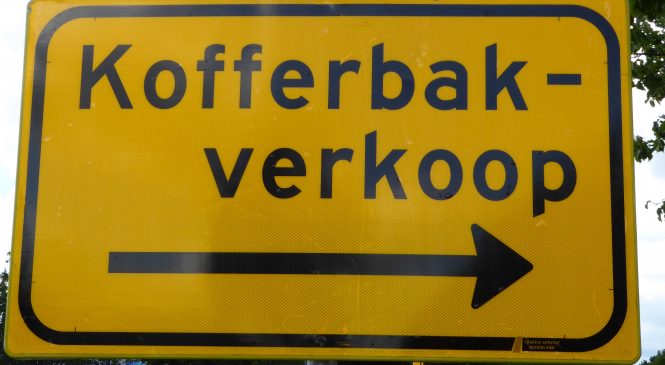 De enige echte kofferbakverkopen van Apeldoorn gaat weer van start