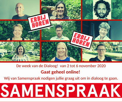 Doe online mee met de Week van de Dialoog!