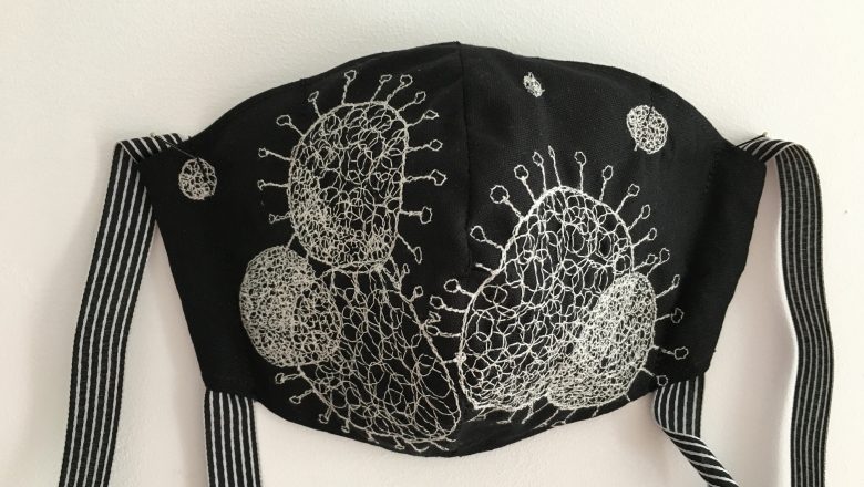 CODA toont 90 mondkapjes van textielkunstenaar Irma Frijlink