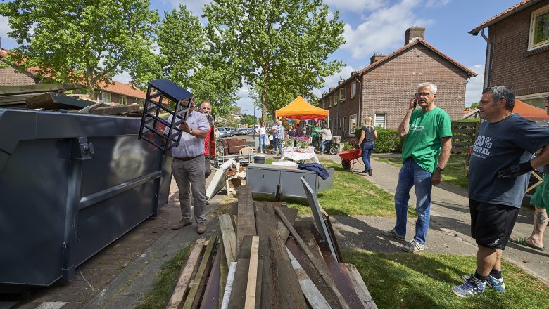 Tuinactiedag in het Schilderskwartier in de wijk Orden groot succes