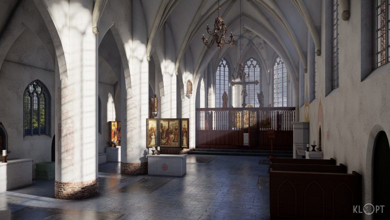CODA voegt met 3D reconstructie van de Oude Mariakerk eerste digitale object toe aan historische collectie