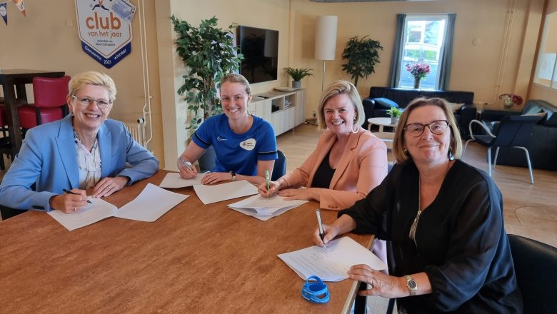 Ondertekening convenant tussen de Klup en Accres (Sportservice Apeldoorn)