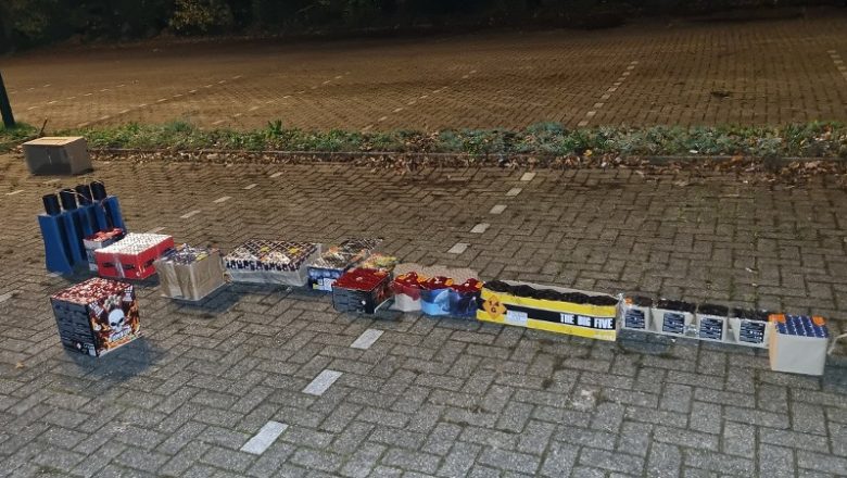 Politie voorkomt vroege jaarwisseling met zwaar vuurwerk