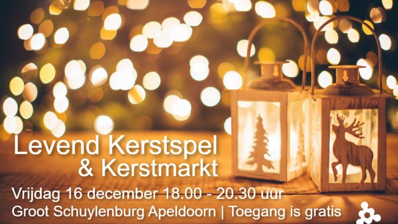 Levend kerstspel met kerstmarkt op Groot Schuylenburg