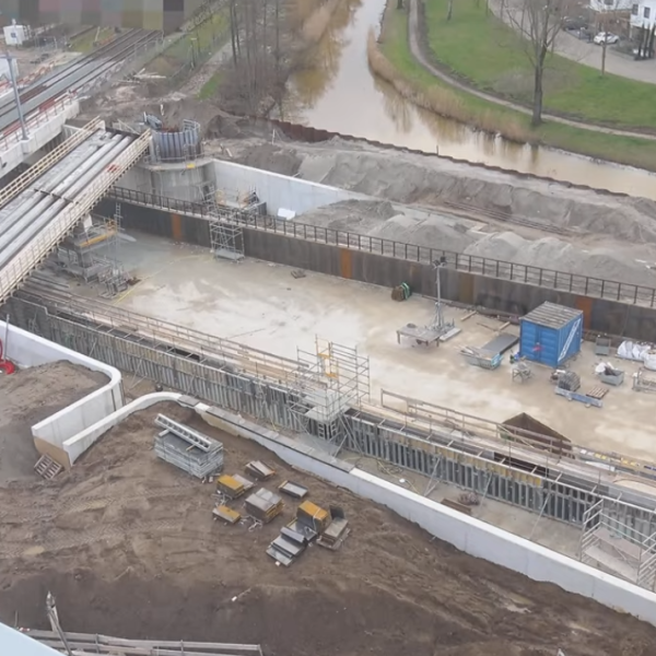 Nieuwe spoortunnel Laan van Osseveld opent op 12 mei