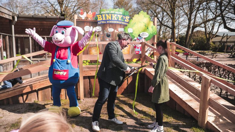 Nieuw interactief afvalscheiding-station bij Kinderparadijs Malkenschoten