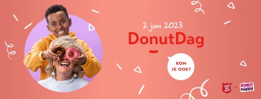 Geluksmoment delen op Nationale Donutdag in Apeldoorn
