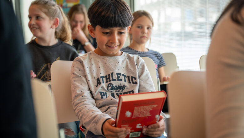 Vier de Kinderboekenweek in CODA met Spinder, Iven Cudogham en Yvonne Jagtenberg.