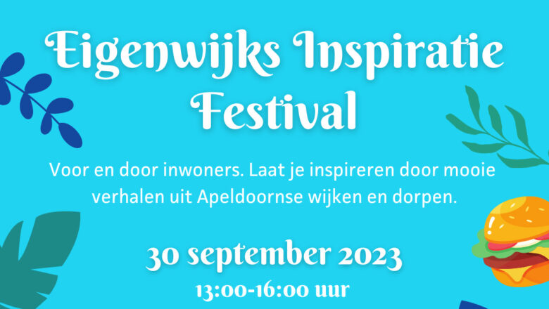 zaterdag 30 september het Eigenwijks Festival