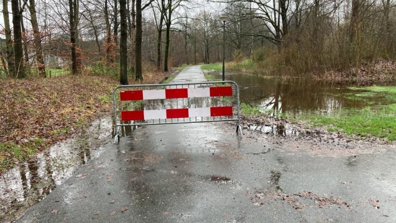 Waarschuwing voor extra gladheid door vorst na veel regen