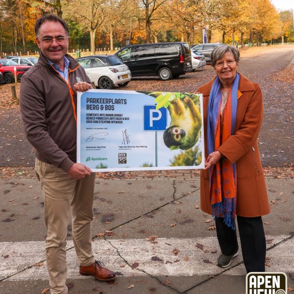 Apenheul neemt beheer parkeerterrein Berg en Bos over van gemeente Apeldoorn