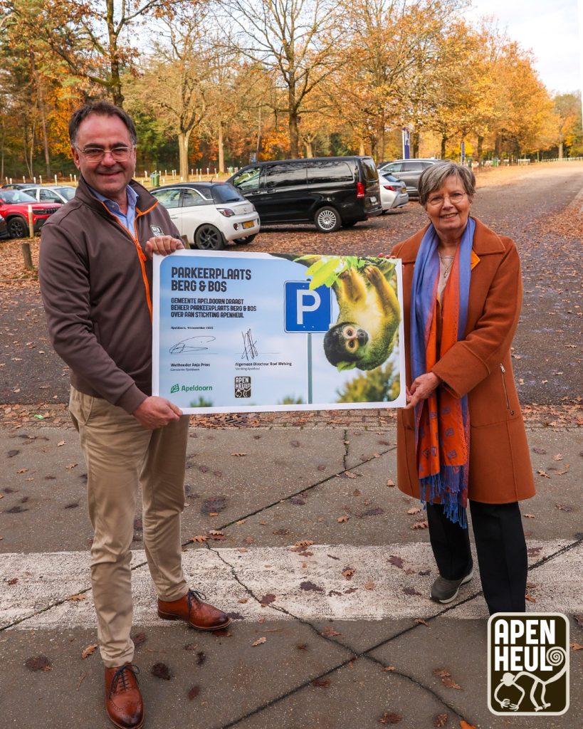 Apenheul neemt beheer parkeerterrein Berg en Bos over per 2026