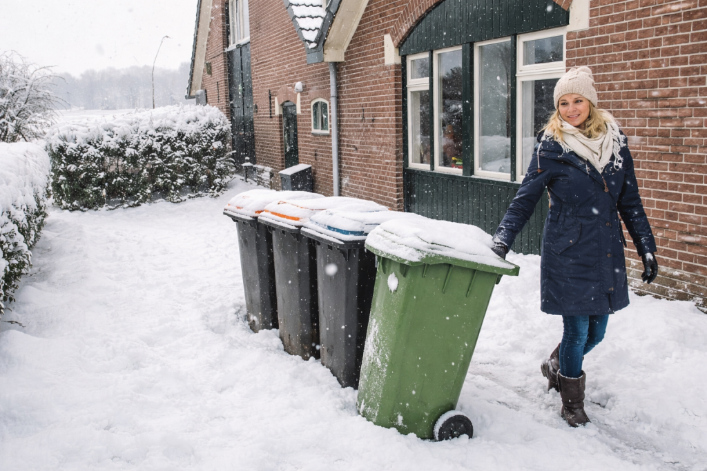 Afvalinzameling in Apeldoorn aangepast door winterweer